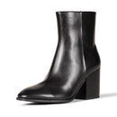 AMAZON ESSENTIALS WOMEN'S CLEAN HEEL ANKLE BOOTS WITH SIDE Z823 M - Brand New