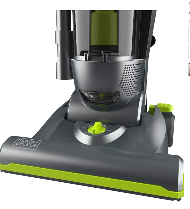 BLACK+DECKER Bagless Upright Vacuum Cleaner Gray/Green BDXURV309G - Like New