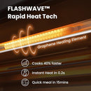 COMFEE' Toaster Oven Air Fryer FLASHWAVE Ultra-Rapid CFO-SA231 - Stainless Steel - Like New