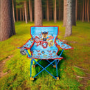 JAKKS PACIFIC PAW PATROL KIDS CAMPING CHAIR CAMP FOLD N GO CHAIR - BLUE - Like New