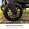 Evenflo Shyft Rideshare All-Terrain Performance Stroller Wagon (Sterling Black) - Like New