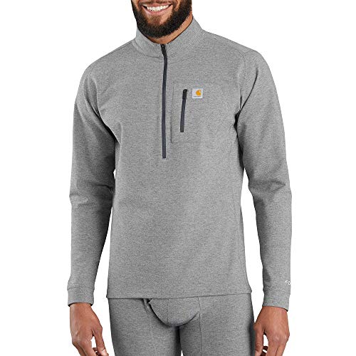Carhartt Men's Tall Size Force Tech Quarter-Zip Thermal Base Layer Long Sleeve - Brand New