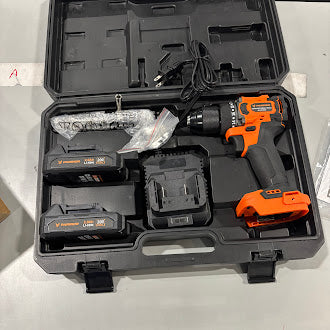 PARRIOR 20V CORDLESS IMPACT DRILL - ORANGE/BLACK - Like New