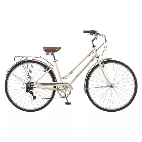 SCHWINN WOMEN’S GATEWAY 700C/28” HYBRID BIKE - CREAM - Like New