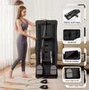 GENERIC FOLDABLE ADJUSTABLE RESISTANCE PILATES BOARD 4-IN-1 - BLACK - Like New