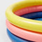SUN SQUAD 10.63''X4.13''X 15' 3 RING 105GAL ROUND KIDDIE POOL - YELLOW/PINK/NAVY - Brand New