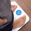 WEIGHT GURUS BLUETOOTH BODY COMPOSITION SCALE 8 PROFILES - WHITE - Like New