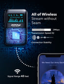 MPOW WIRELESS BLUETOOTH RECEIVER 3.5MM AUX IN - BLACK - Like New
