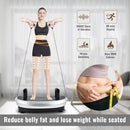 EILISON FITABS 3D Vibration Plate Exercise Machine with Seat (Fitabs Silver) - Like New