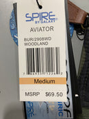 SPIRE BY GALAXY AVIATOR BOMBER JACKET - WOODLAND - MEDIUM - 2908WD - Like New