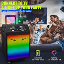 GEYGUY GTSK10-4 KARAOKE MACHINE WITH WIRELESS MICS – PORTABLE BLUETOOTH - Like New