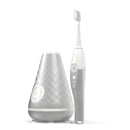 TAO Clean UV Sanitizing Sonic Toothbrush and Cleaning Station - Silver Like New