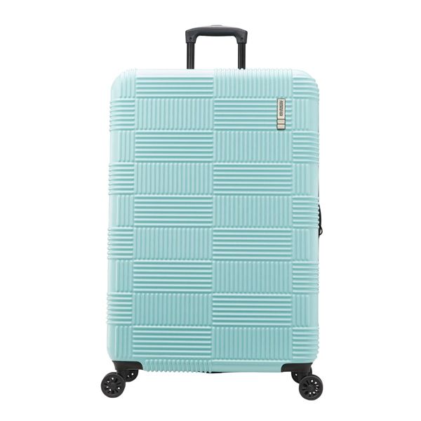 AMERICAN TOURISTER NXT HARDSIDE LARGE CHECKED SPINNER SUITCASE - MINT GREEN - Like New