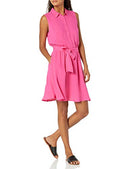 AMAZON ESSENTIALS WOMEN'S SLEEVELESS RELAXED-FIT DRESS - SIZE 2XL - HOT PINK - Brand New