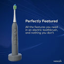 WATERPIK SENSONIC SONIC ELECTRIC TOOTHBRUSH, RECHARGEABLE, MODERN GRAY - Like New