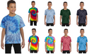 CD100Y Tie-Dye Youth Cotton T-Shirt New