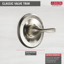 DELTA FAUCET CLASSIC DELTA SHOWER TRIM STAINLESS - VALVE NOT INCLUDED - SILVER - Like New