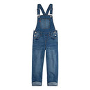 LEVI'S GIRLS DENIM OVERALL - SIZE: YOUTH 14 - WEST LAKE - Brand New