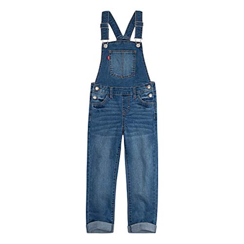 LEVI'S GIRLS DENIM OVERALL - SIZE: YOUTH 14 - WEST LAKE - Brand New