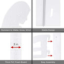Best Choice Products 4ft Outdoor Nativity Scene, Christmas Holy Family - White - Brand New