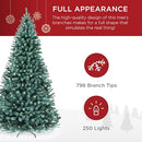 Best Choice Products 6' Pre-Lit Blue Spruce Christmas Tree, 250 Lights, 900 Tips - Brand New