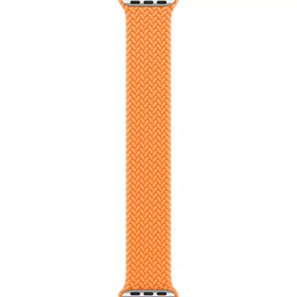 APPLE WATCH BRAIDED SOLO LOOP 41MM - SIZE 1 - BRIGHT ORANGE - Like New