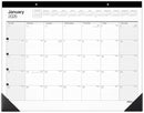OFFICE DEPOT BRAND MONTHLY DESK PAD CALENDAR, 21 3/4" X 17" 2026 - Brand New