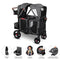 RADIO FLYER VOYA XT STROLLER WAGON, 2 SEATER WAGON STROLLER FOR KIDS - GRAY - Like New