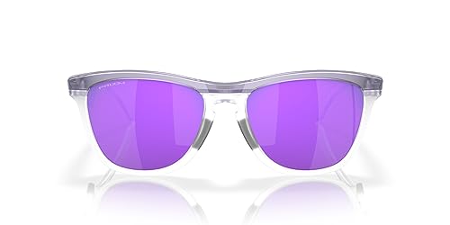 Oakley OO9289 Frogskins Hybrid Round Sunglasses Matte LILAC/CLEAR/VIOLET LENSES - Like New