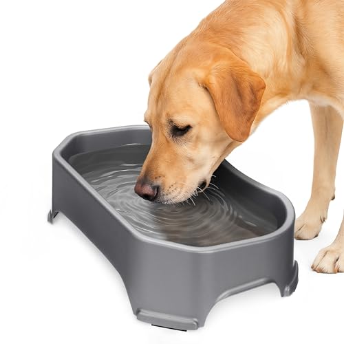 Neater Pet Brands Large Water Bowl (1.25 Gallon), WHJJK - Gunmetal Grey - Brand New