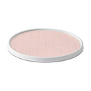 Copco Non-Skid Pantry Cabinet Lazy Susan Turntable, 18-Inch, White and Pink - Brand New