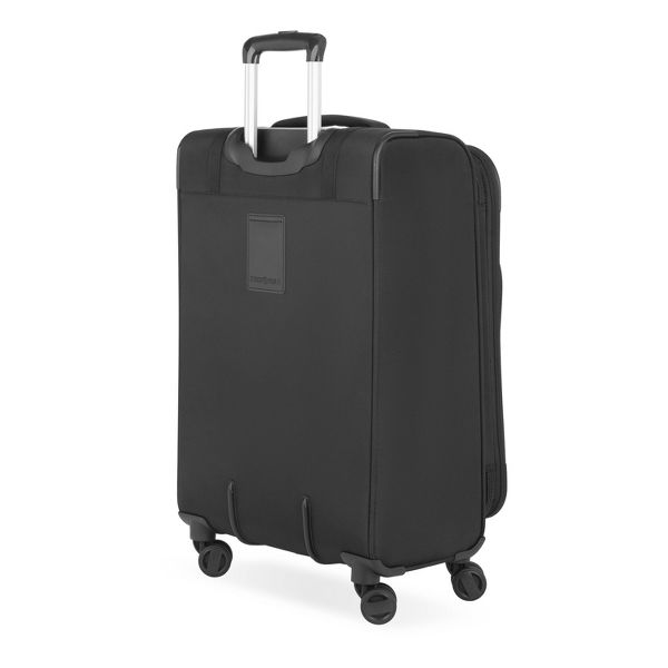 SWISSGEAR ZURICH SOFTSIDE MEDIUM CHECKED SUITCASE - BLACK - Scratch & Dent