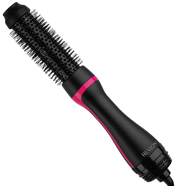REVLON One Step 1-1/2in Root Booster Round Brush Dryer, Hair Styler - BLACK/PINK Like New