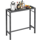 Mr IRONSTONE Outdoor Bar Table 39'' Patio Table Pub Height Dining Table - Like New