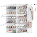 SONGMICS SHOE RACK ORGANIZER, 6-TIER SHOE STORAGE CABINET, ULPC033W01 - WHITE - Like New