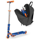VALOR KICK SCOOTER TOY, ULTRA COMPACT LIGHTWEIGHT FOLDABLE KIDS - BLUE/ORANGE - Like New