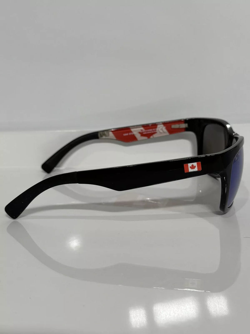 MAUI JIM MJ 736-02 CA BLACK FRAME UNISEX ACETATE BLUE POLARIZED LENSES 57MM - Like New