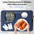 HZTZONE 250W ELECTRIC WARMING MAT FOR FOOD HZT-BW611 - BLUE - Like New