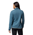 2136231429 COLUMBIA WOMENS ESSENTIAL HIKE GRID FLEECE LARGE EVERBLUE/BLUE - Brand New
