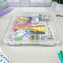 Pioneer Plastics MSB01C Clear Scrapbook Storage Supplies Container Pack of 6 - Like New