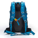 ROYAL MOUNTAIN 50L Hiking Travel Backpack with Rain Cover B078J392LR - Blue - Brand New