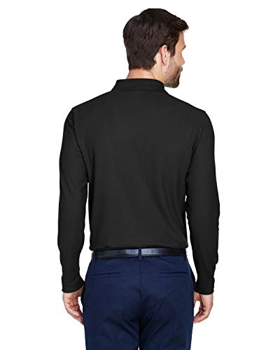 DEVON & JONES MEN'S DRYTEC20 PERFORMANCE LONG-SLEEVE POLO 2XL BLACK - Like New