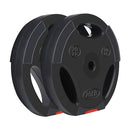 Fitvids Vinyl Standard 1-Inch Plate Weight Plate for Strength 20-Pound, Pair - Brand New