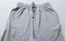 PACIFIC POLO CLUB MEN'S DRAWSTRING LOUNGE SWEAT SHORTS - SIZE: M - HEATHER GRAY - Brand New