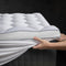MILCABE 3 INCH ULTRA-FLUFFY MEMORY FOAM MATTRESS TOPPER TWIN XL - WHITE - Brand New
