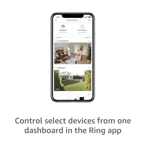 RING ALARM MOTION DETECTOR PET-FRIENDLY SECURITY 90° COVERAGE 25FT 4SP1SZ-0EN0 - Like New