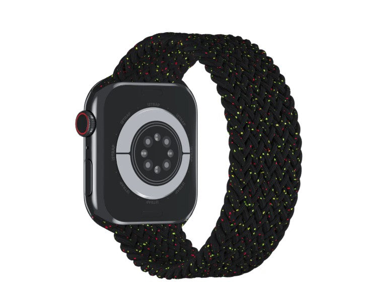 APPLE WATCH BAND BRAIDED SOLO LOOP 41MM SIZE 1 - BLACK UNITY - Like New