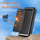 ALPHA DIGITAL SOLAR POWER BANK WIRELESS CHARGING ORTABLE 20000MAH BATTERY BLACK - Like New