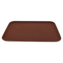 G.E.T. NS-1826-BR BPA-Free Plastic Non-Slip Rectangular Tray, 18" x 26", Brown - Brand New