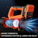 LEAPFUL LEAF BLOWER 21V CORDLESS ELECTRIC BLOWER LP69 - LIGHT ORANGE - Like New